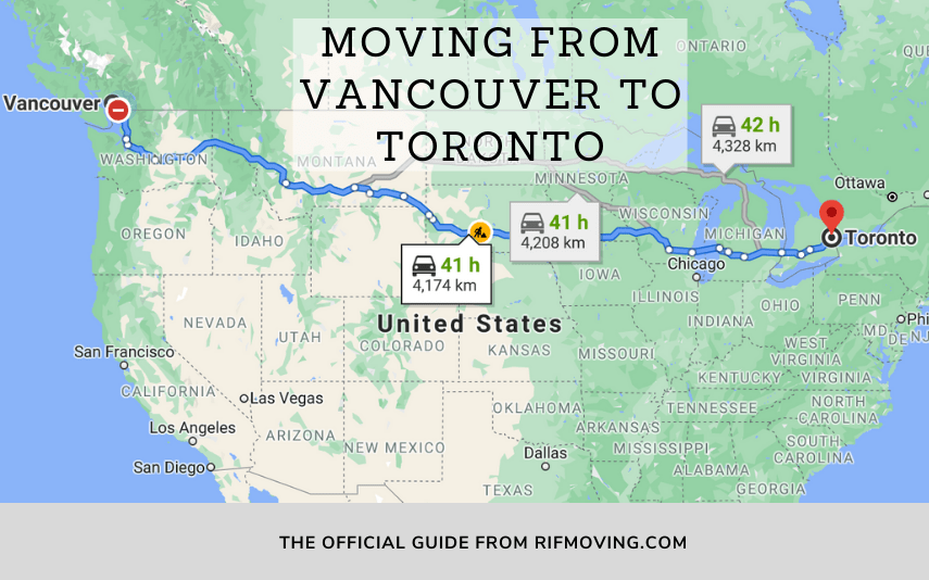 vancouver to toronto road trip itinerary